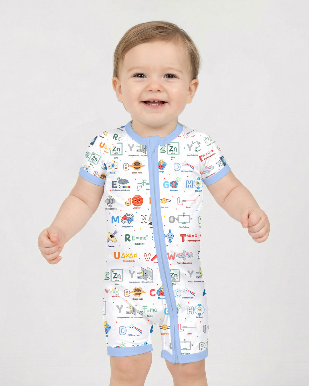 The Physics Alphabet Bamboo Shorty Zippy