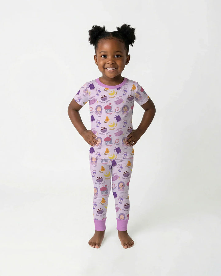 Happy Ramadhan Bamboo Two Piece Short Sleeve Pajama Set