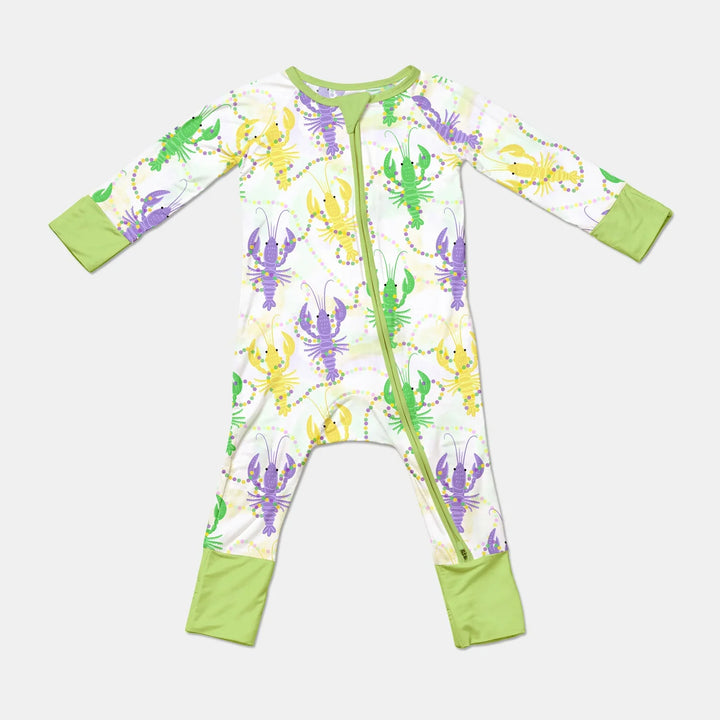 Mardi Gras Crawfish Family Matching Bamboo Convertible Zippy