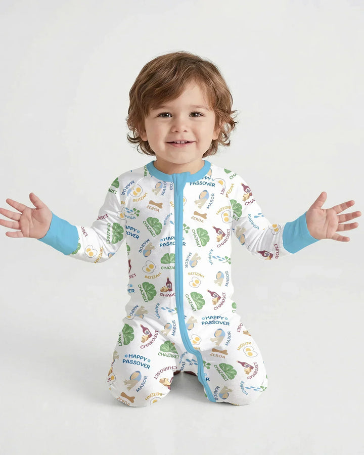 Happy Passover Matching Family Bamboo Convertible Zippy