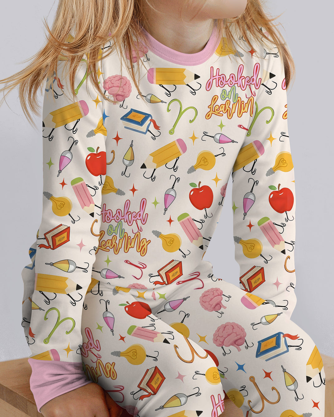 Template Bamboo Two Piece Long Sleeve Pyjamas Set
