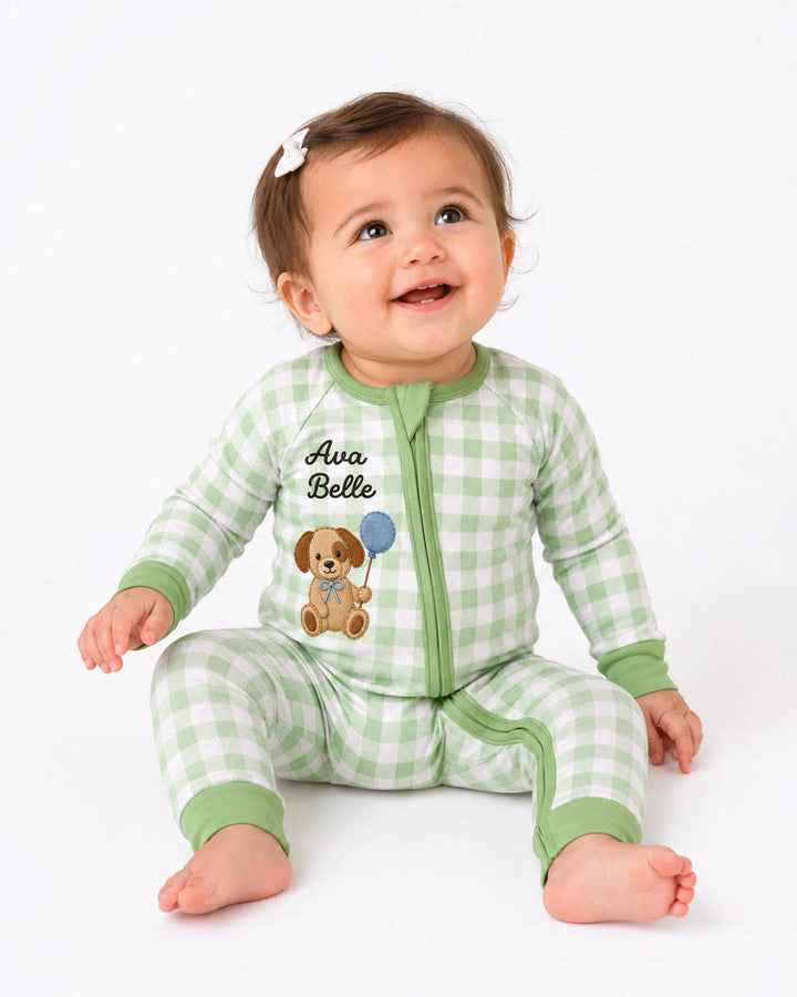 Teddy Bear Baby Bamboo Shorty Zippy