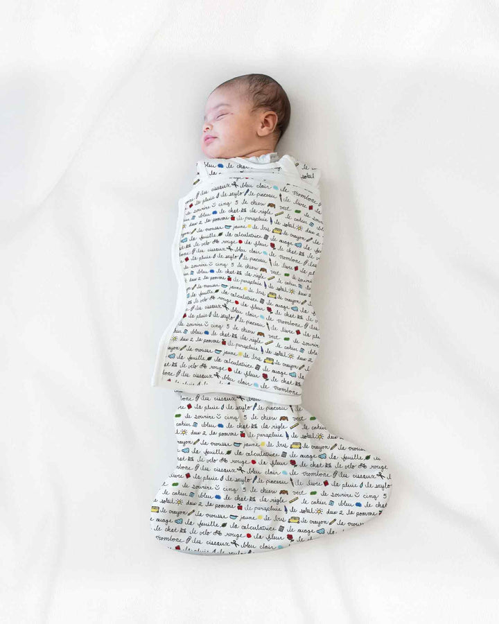 French Classroom Notes Bamboo Sleep Bag Swaddler
