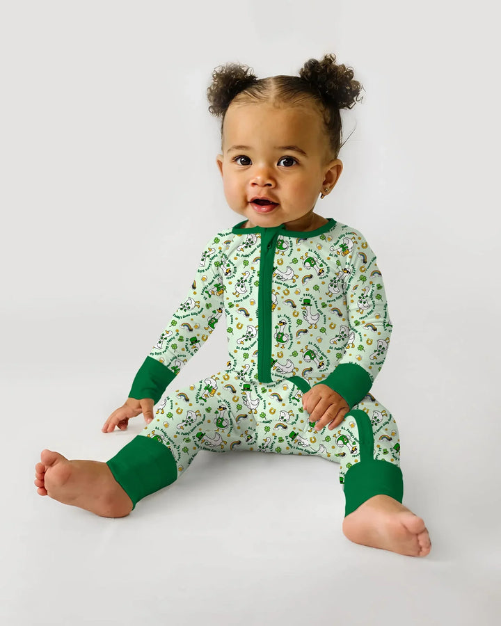 St. Patrick's Day Silly Goose Bamboo Convertible Zippy