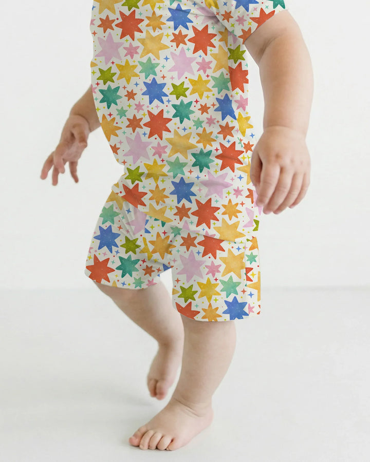 You Are Magic Bamboo Two Piece Short Sleeve Shorts Pajama Set