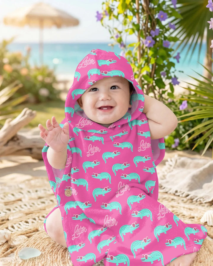 Later Gator Bamboo Swim Poncho