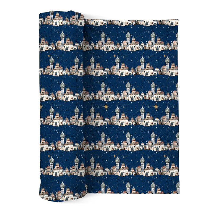 O Little Town of Bethlehem Bamboo Swaddle Blanket