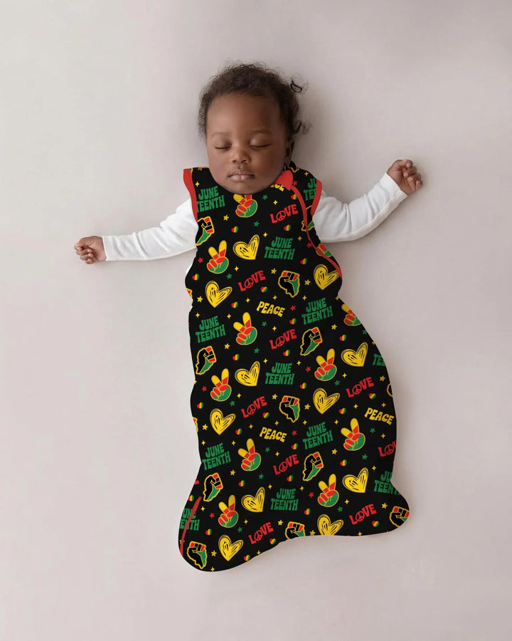 Peace Love Juneteenth Bamboo Sleep Bag