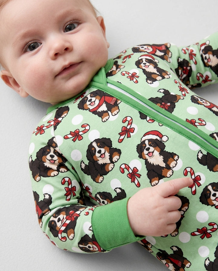 Holiday Bernese Mountain Christmas Dog Bamboo Convertible Zippy