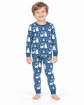 Boo-p Ghost Dog Bamboo Two Piece Long Sleeve Pajama Set