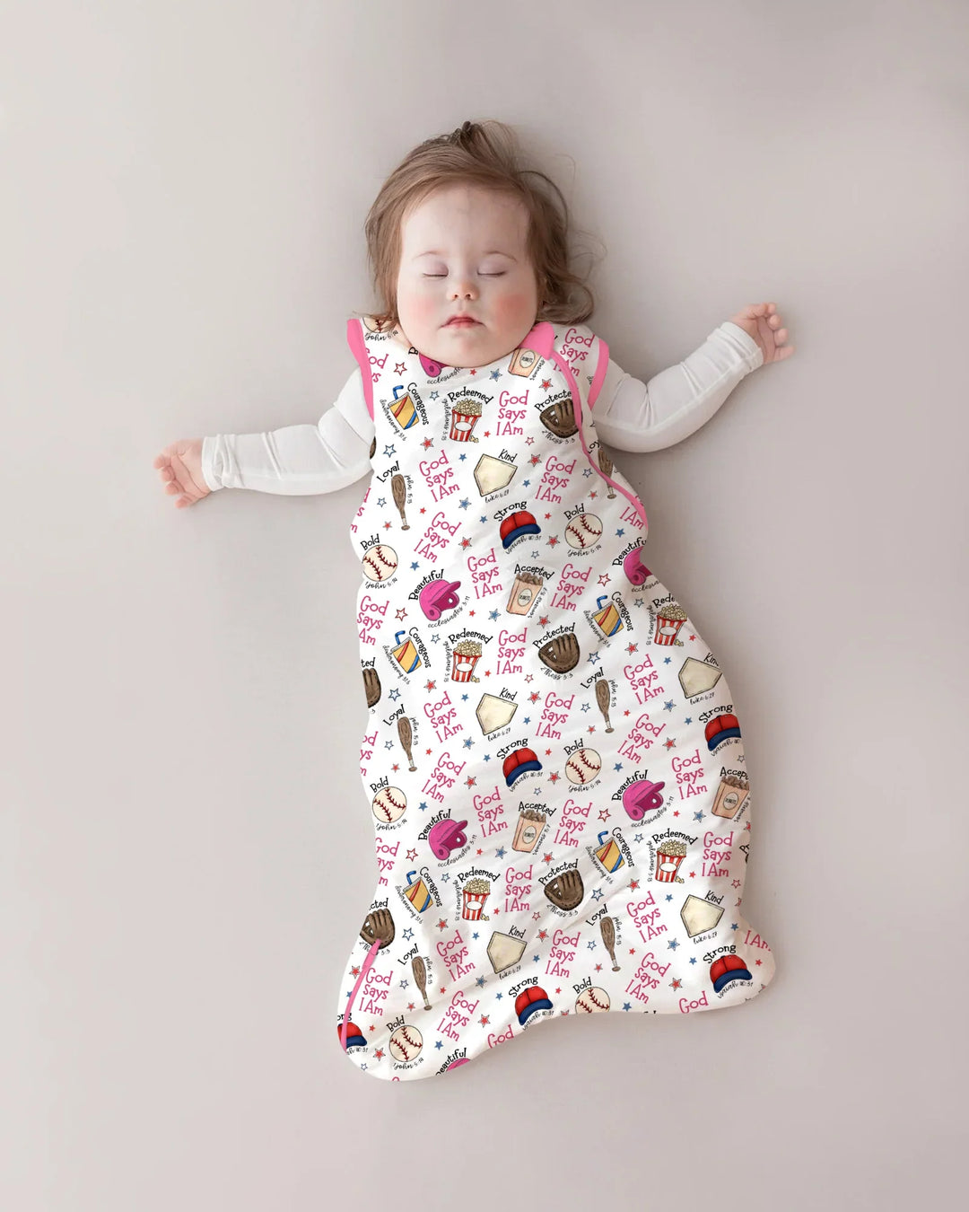Christian Baseball Bamboo Sleep Bag