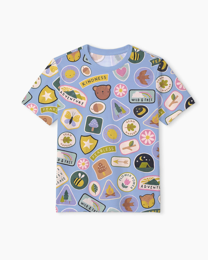 Little Explorer Bamboo Men Short Sleeve Short Pajama Set