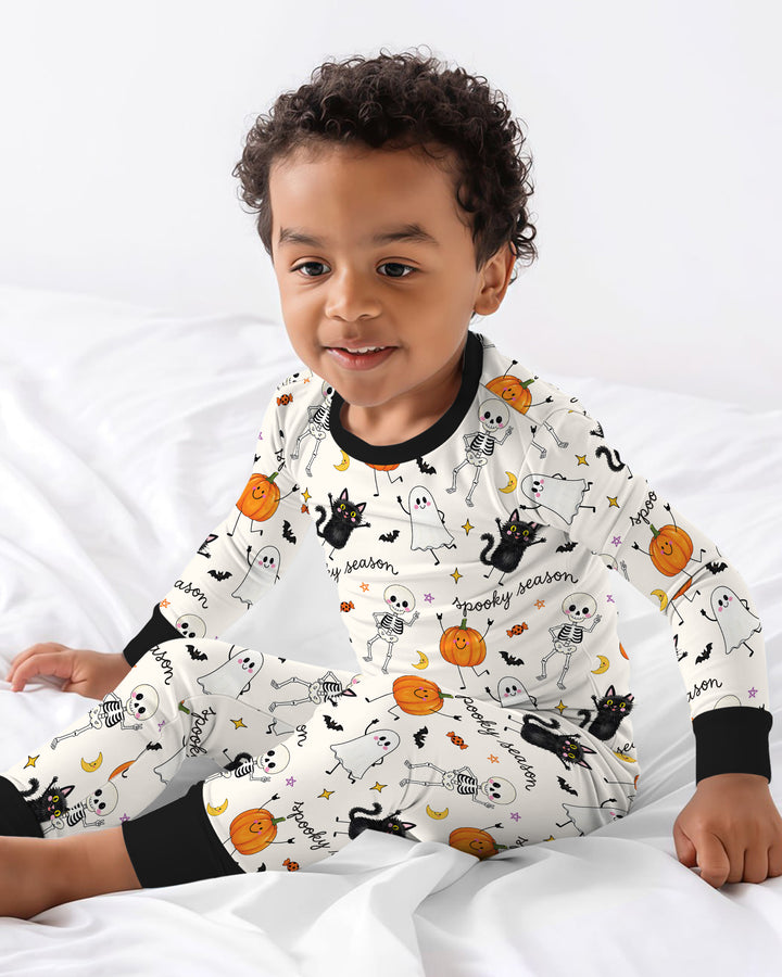 Template Bamboo Two Piece Long Sleeve Pyjamas Set