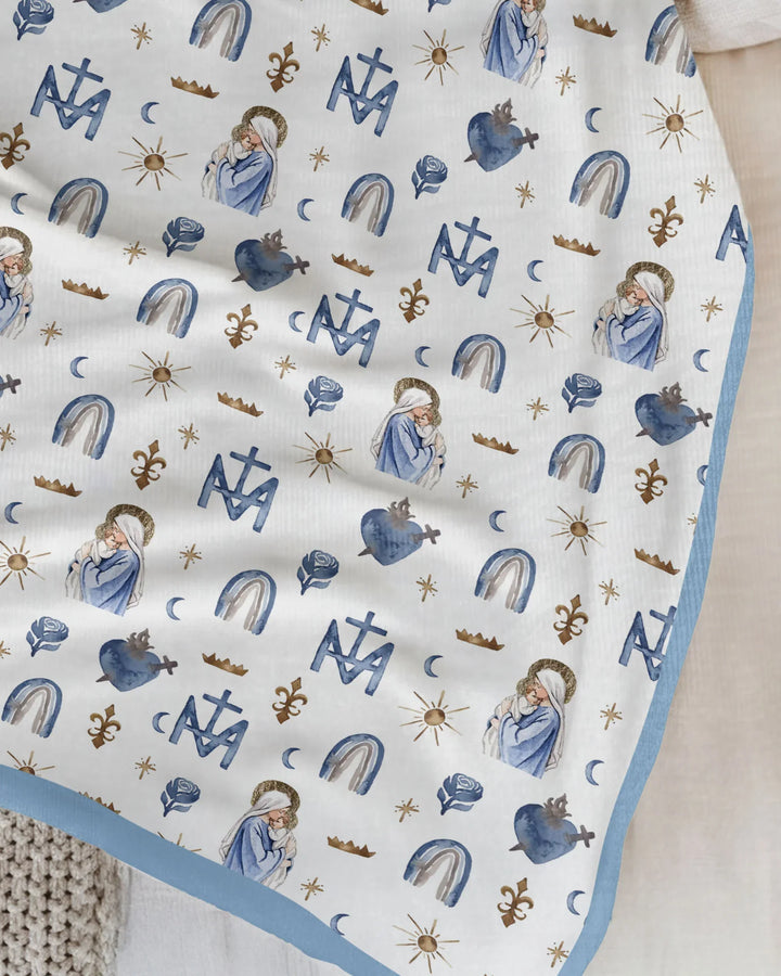 Little Ave Maria Bamboo Blanket