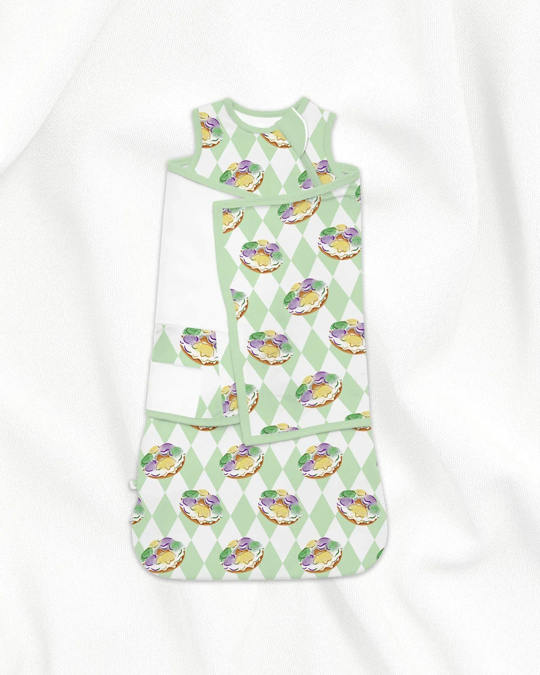 Mardi Gras Donut Bamboo Sleep Bag Swaddler