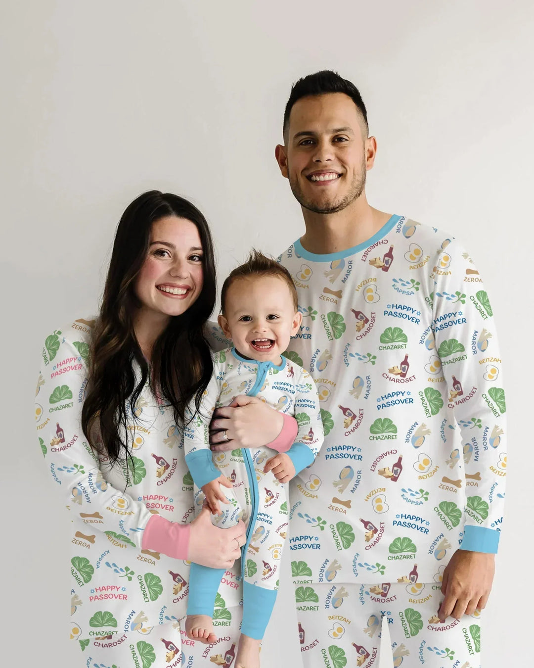 Happy Passover Matching Family Bamboo Men's Pajama Set