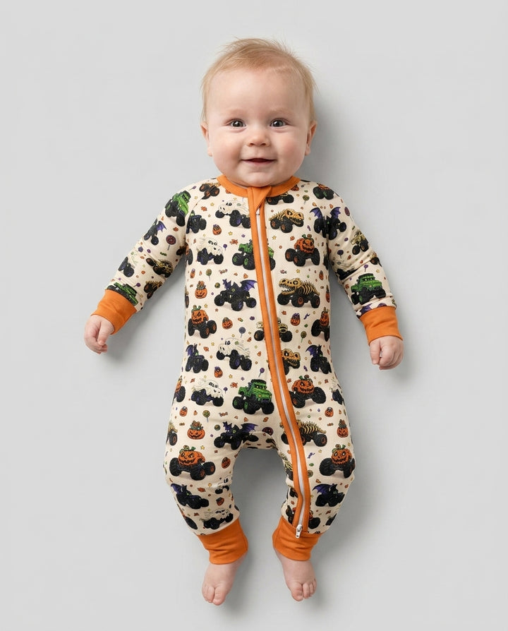 Spooky Monster Truck Bamboo Convertible Zippy