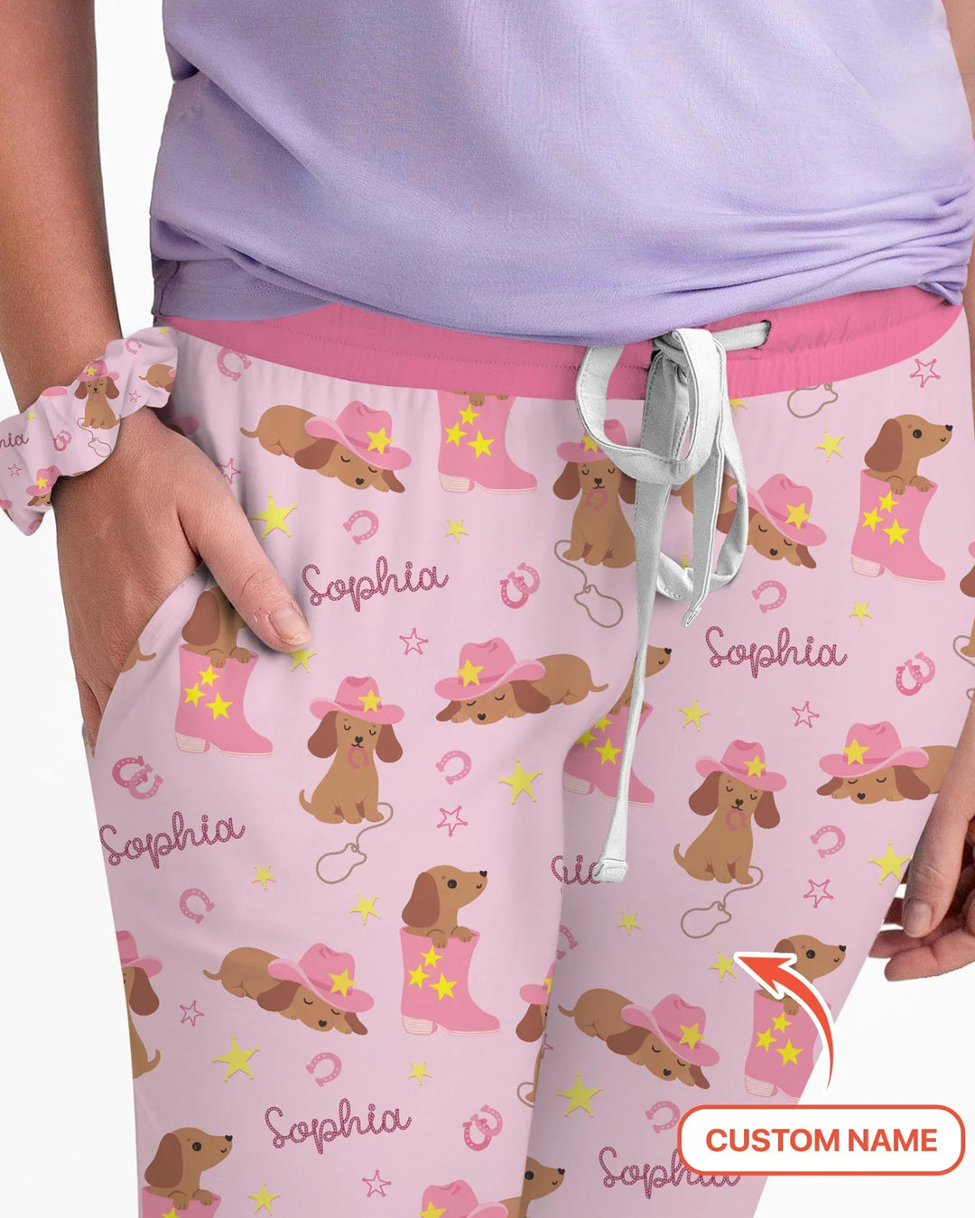 Howdy Dachshund Women Pajama Set