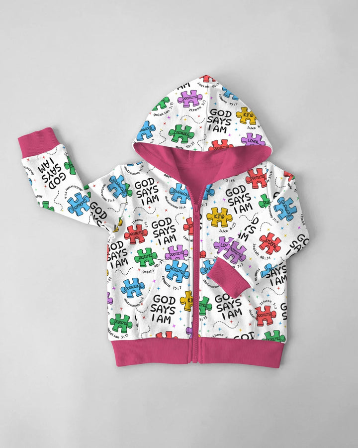 All Pieces Belong Bamboo Zip Hoodie