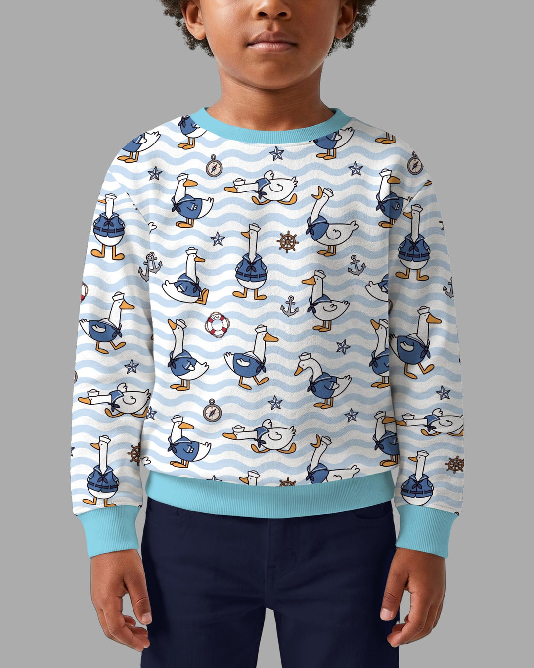Silly Goose Sailor Bamboo Crewneck Sweatshirt
