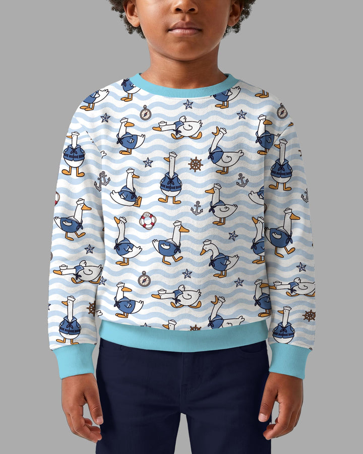 Silly Goose Sailor Bamboo Crewneck Sweatshirt