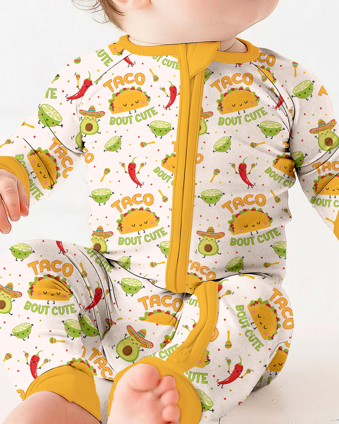 Funny Taco Bamboo Convertible Zippy