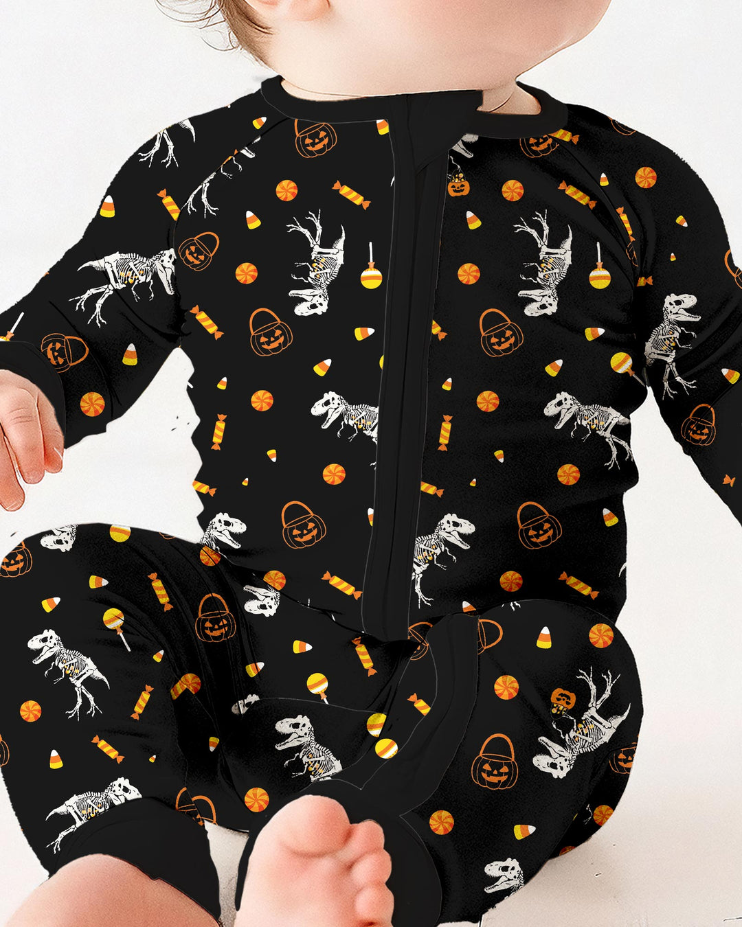 My First Halloween Dinosaur  Bamboo Convertible Zippy