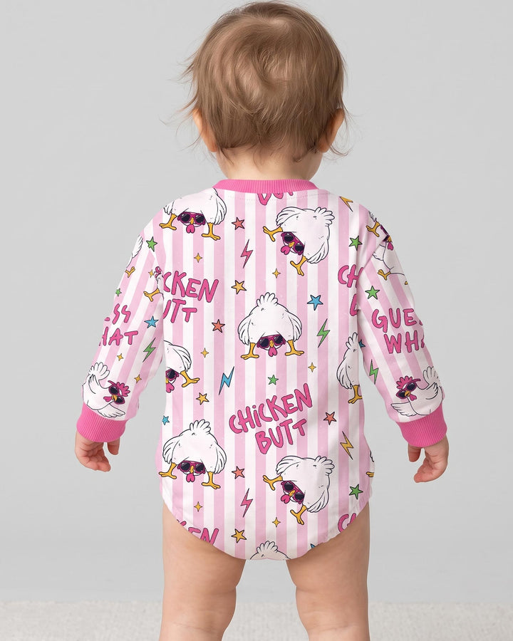 Guess What Chicken Butt! Bamboo Bubble Romper