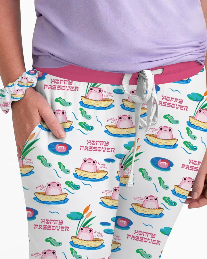 Hoppy Passover Family Matching Bamboo Women Pajama Set