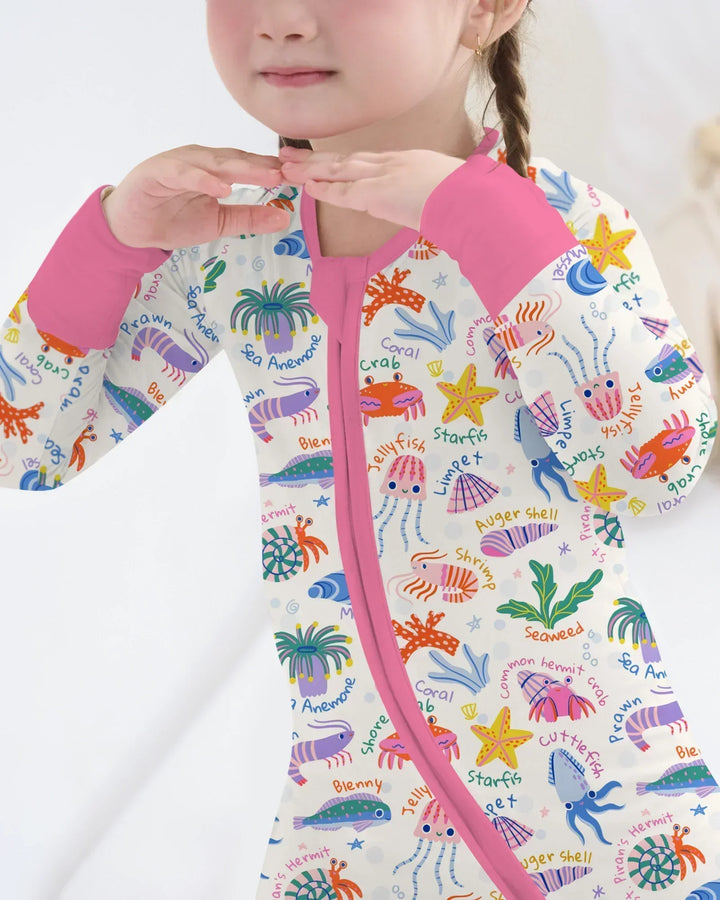 Tide Pool Pals Bamboo Convertible Zippy