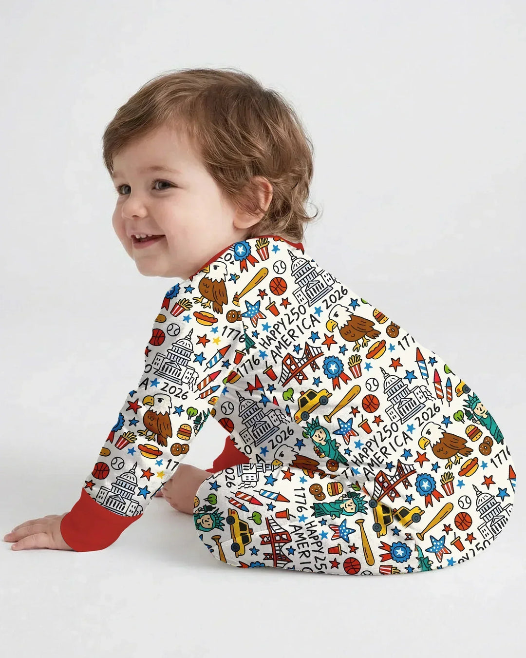 Doodle America 250th Anniversary Family Bamboo Convertible Zippy