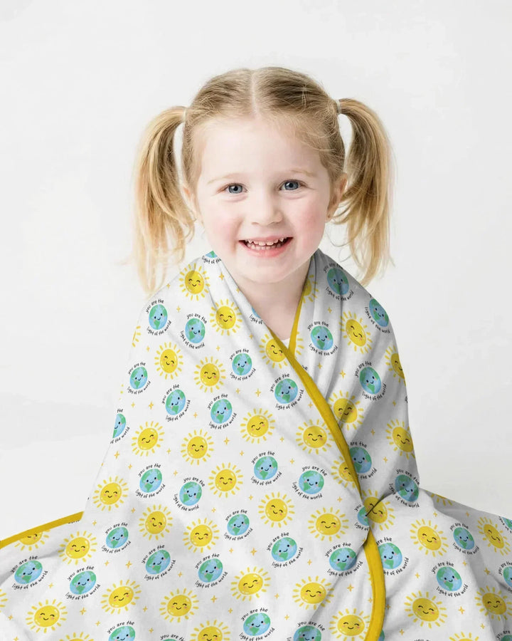 Matthew 5:14 Light of the World Bamboo Blanket