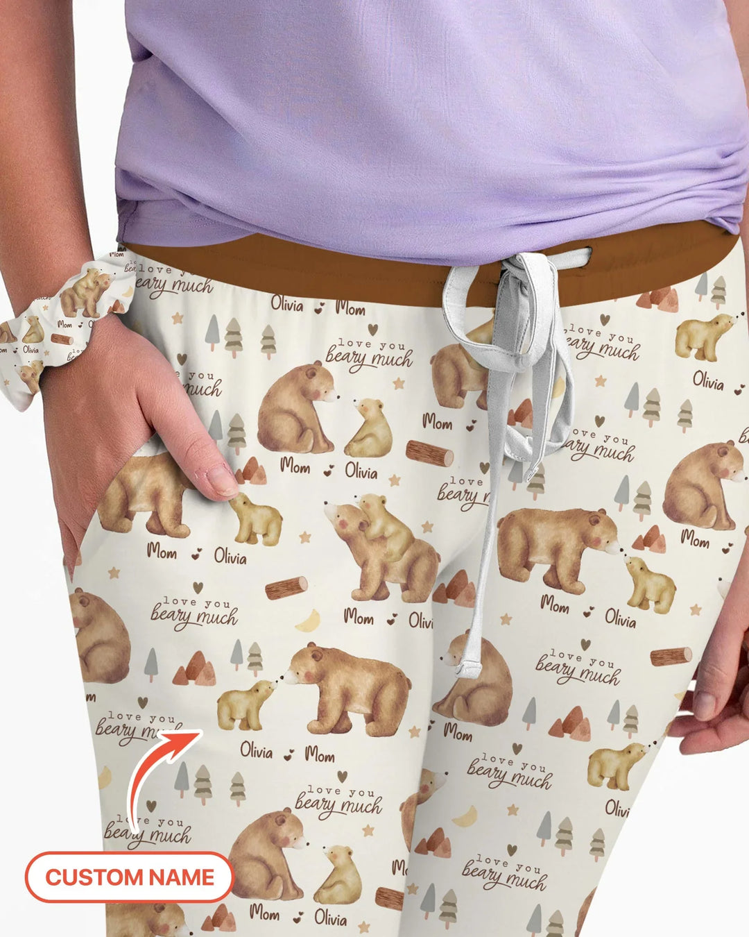 Love You Beary Much Bamboo Women Pajama Set