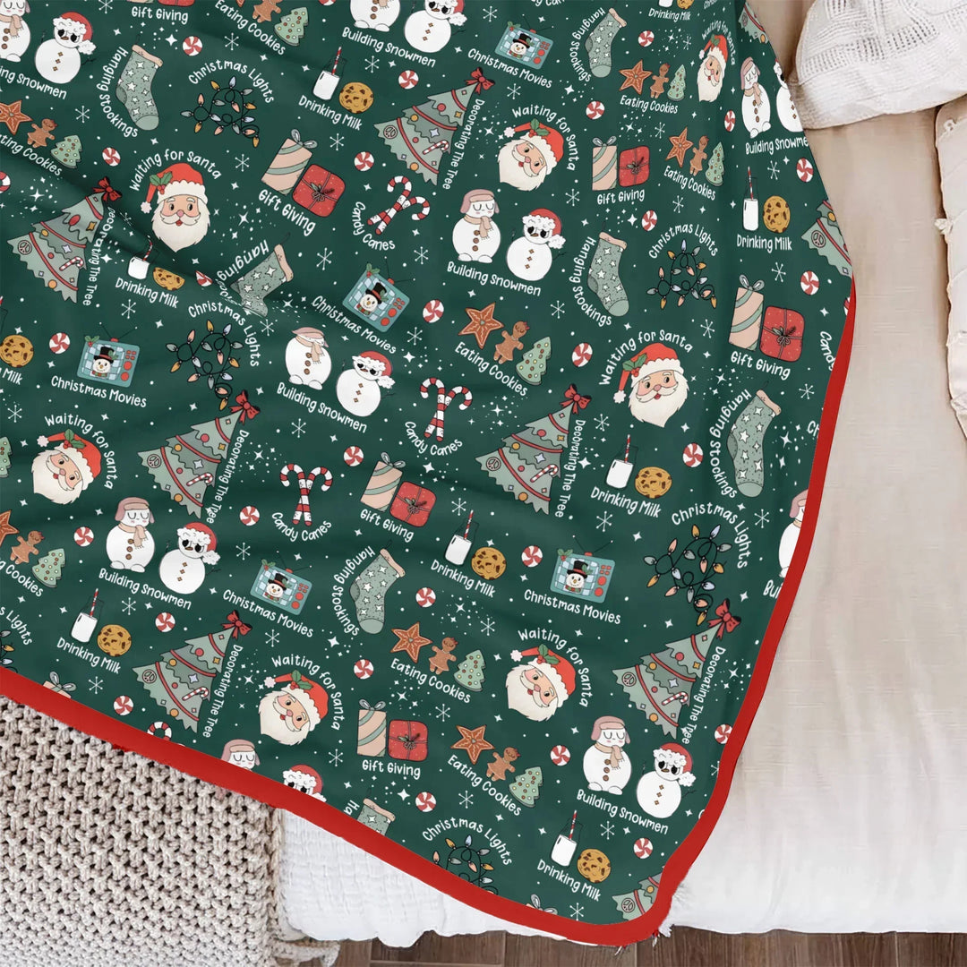 Christmas Things Bamboo Blanket