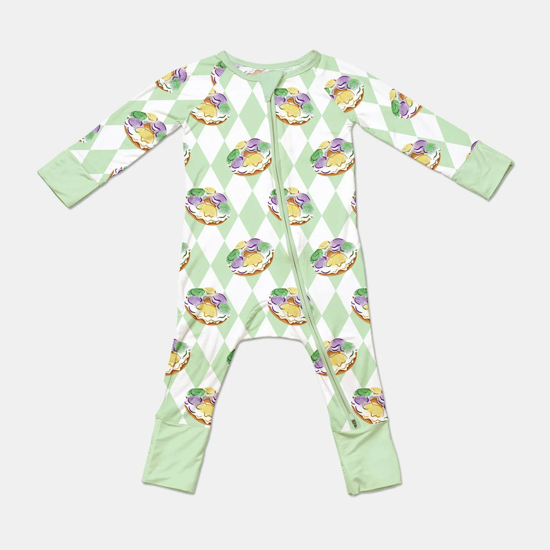 Mardi Gras Donut Bamboo Convertible Zippy