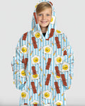 Breakfast Club Wearable Bamboo Blanket Hoodie