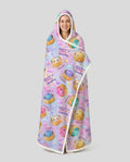 Custom Name You're A Glitter Dumpling Wearable Hooded Blanket