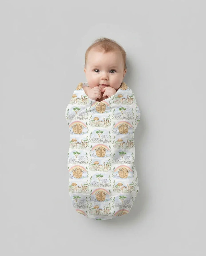 Noah And The Ark swaddle blanket