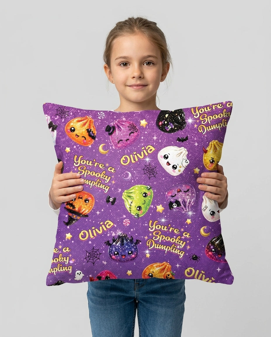 Custom Name You're A Spooky Dumpling Bamboo Pillow Case