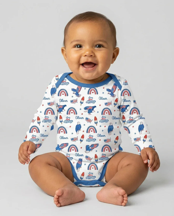Long Live America Bamboo Bodysuit