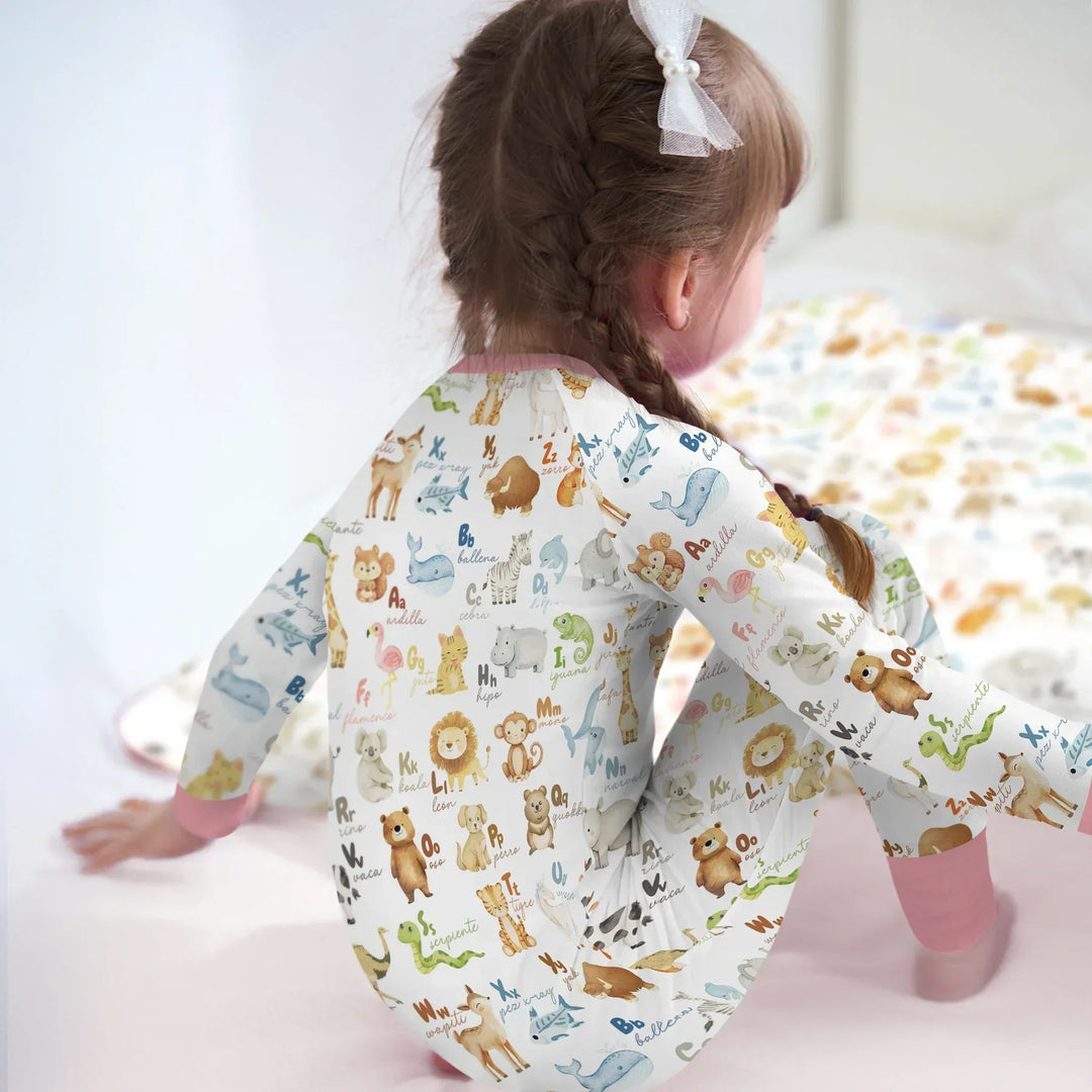 Spanish Alphabet Bamboo Convertible Zippy