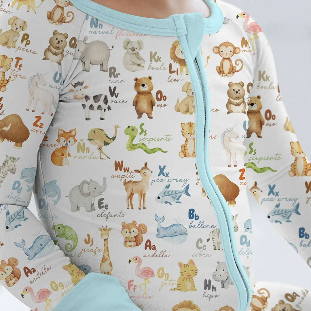 Spanish Alphabet Bamboo Convertible Zippy