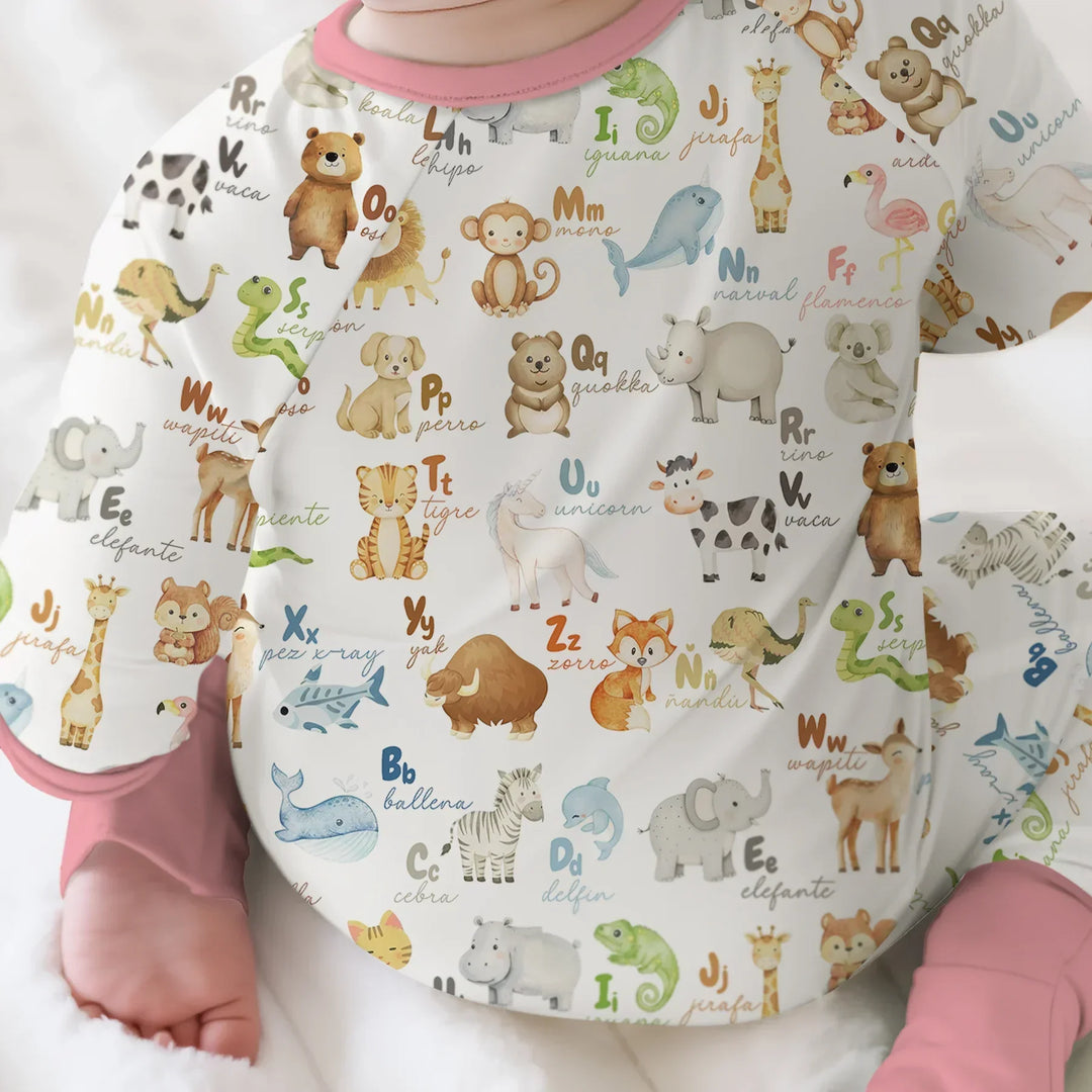 Spanish Alphabet Bamboo Convertible Zippy