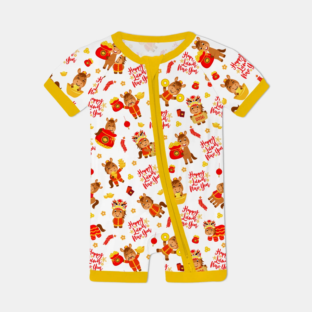 Year of the Horse Bamboo Shorty Zippy