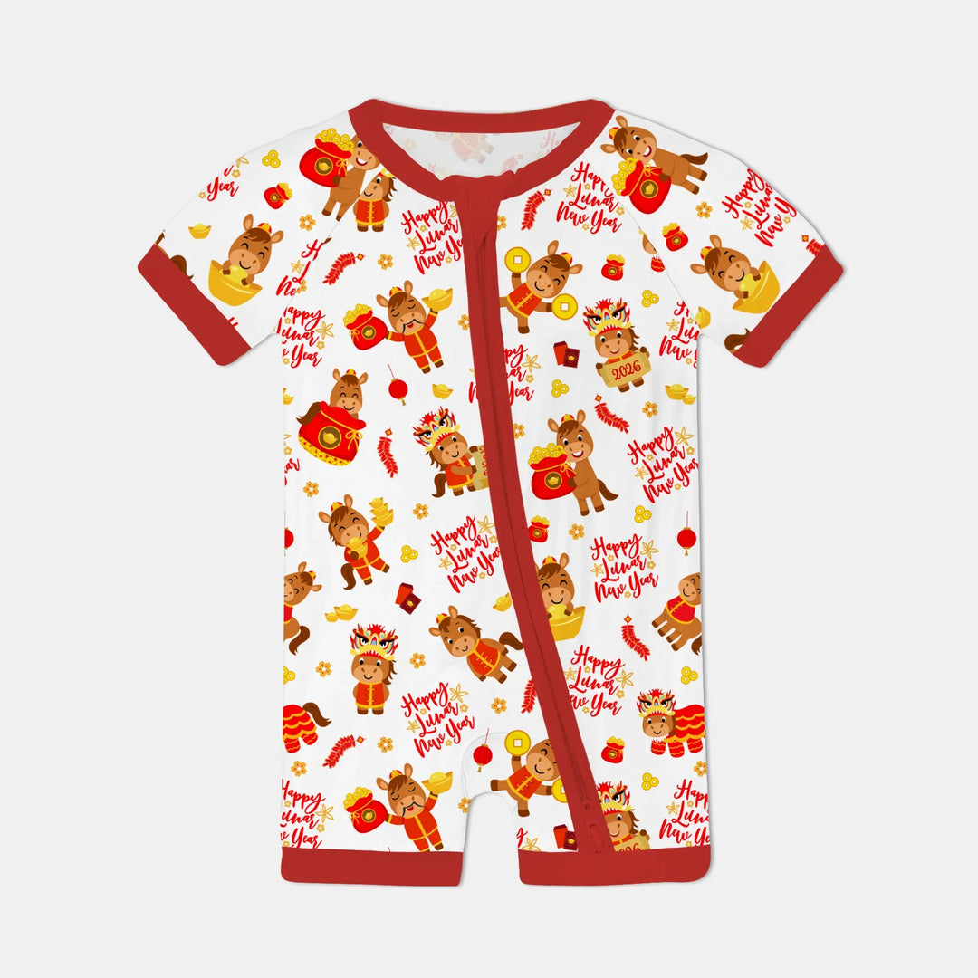 Year of the Horse Bamboo Shorty Zippy