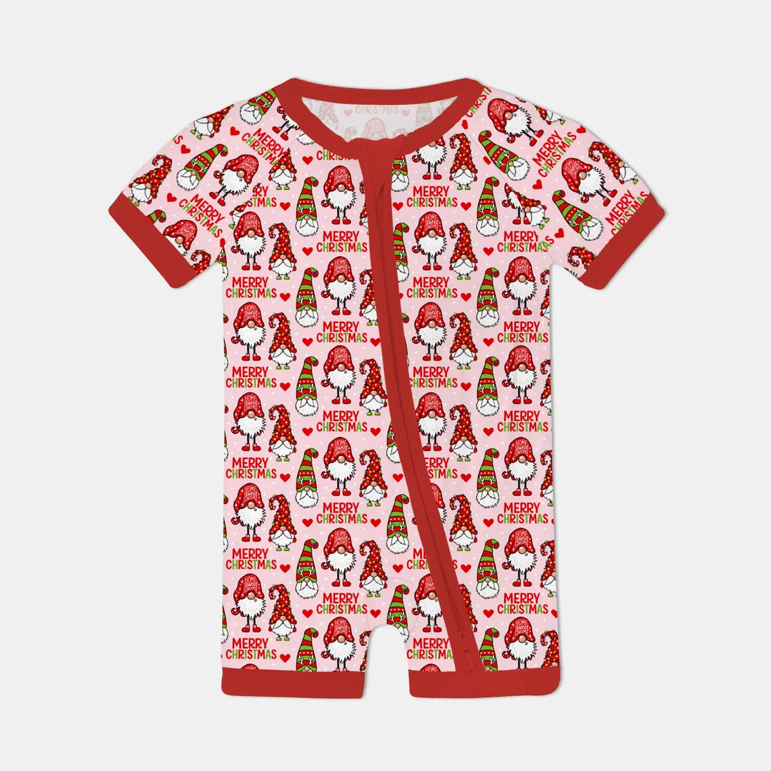 Gnomie Christmas Bamboo Shorty Zippy