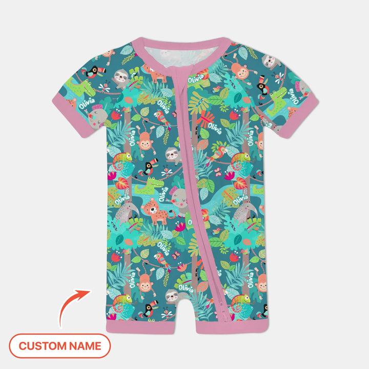 Jungle Buddy Adventure Bamboo Shorty Zippy