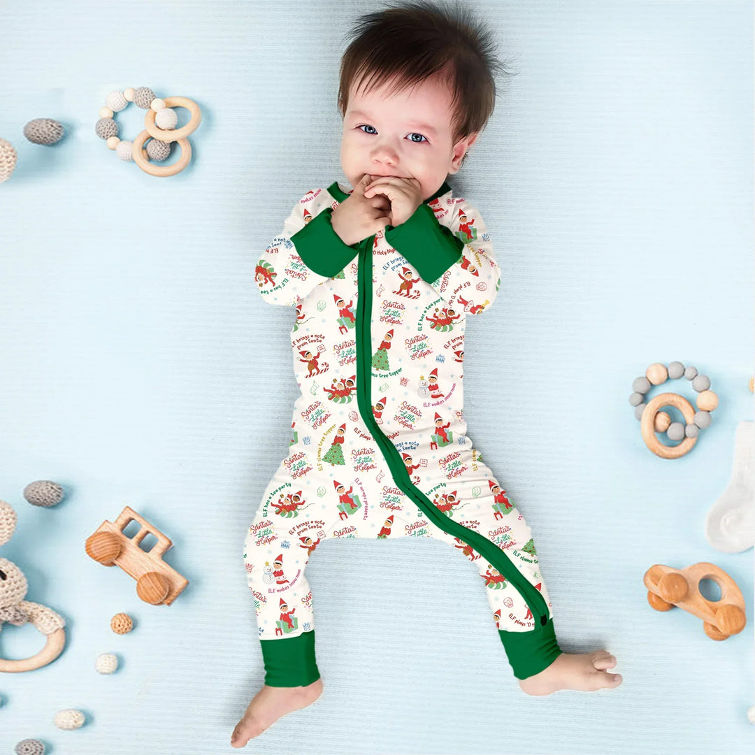 Christmas Elf Bamboo Convertible Zippy