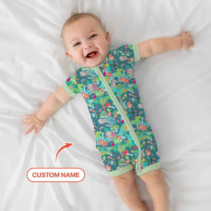 Jungle Buddy Adventure Bamboo Shorty Zippy