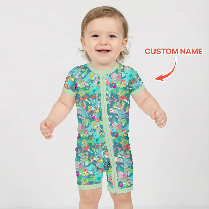 Jungle Buddy Adventure Bamboo Shorty Zippy